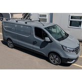 Renault Trafic - Vauxhall Vivaro 2014 On - Ridgerack Roof Rack V2 - 3 Bars Style In Black